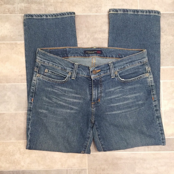 AMERICAN EAGLE Medium Wash Denim Blue Bootcut Jeans - Picture 1 of 5